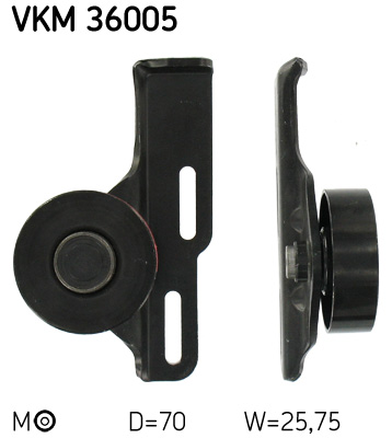 SKF VKM 36005 feszítőgörgő, hosszbordás szíj RENAULT