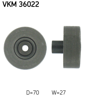 SKF VKM 36022 Szíjtárcsa/vezetőgörgő, hosszbordás szíj RENAULT