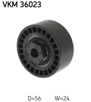 SKF VKM 36023 feszítőgörgő, hosszbordás szíj DACIA NISSAN PEUGEOT PROTON RENAULT