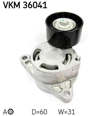 SKF VKM 36041 feszítőgörgő, hosszbordás szíj NISSAN OPEL RENAULT VAUXHALL