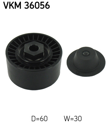 SKF VKM 36056 feszítőgörgő, hosszbordás szíj RENAULT