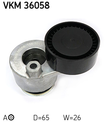 SKF VKM 36058 feszítőgörgő, hosszbordás szíj RENAULT