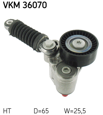 SKF VKM 36070 feszítőgörgő, hosszbordás szíj RENAULT
