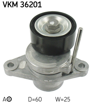 SKF VKM 36201 feszítőgörgő, hosszbordás szíj DACIA LADA RENAULT