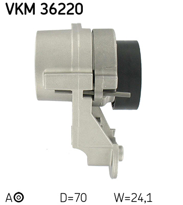 SKF VKM 36220 feszítőgörgő, hosszbordás szíj VOLVO