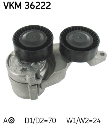SKF VKM 36222 feszítőgörgő, hosszbordás szíj VOLVO