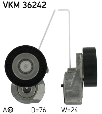 SKF VKM 36242 feszítőgörgő, hosszbordás szíj LAND ROVER VOLVO