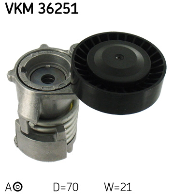 SKF VKM 36251 feszítőgörgő, hosszbordás szíj FORD VOLVO VOLVO (CHANGAN)