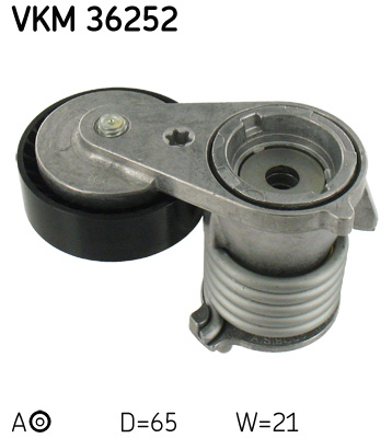 SKF VKM 36252 feszítőgörgő, hosszbordás szíj FORD VOLVO VOLVO (CHANGAN)