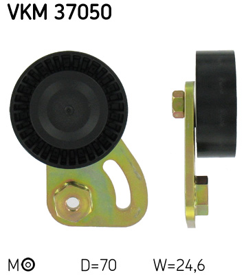 SKF VKM 37050 feszítőgörgő, hosszbordás szíj BMW LAND ROVER MG ROVER