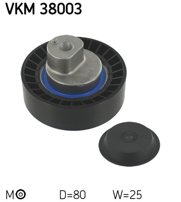 SKF VKM 38003 feszítőgörgő, hosszbordás szíj BMW
