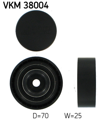 SKF VKM 38004 Szíjtárcsa/vezetőgörgő, hosszbordás szíj BMW BMW (BRILLIANCE) SKODA