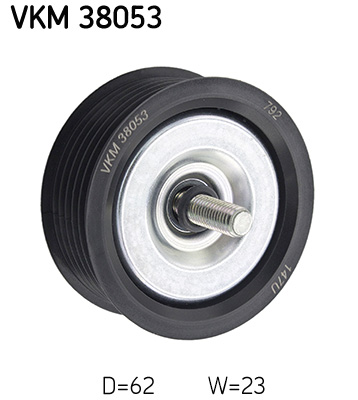 SKF VKM 38053 Szíjtárcsa/vezetőgörgő, hosszbordás szíj MERCEDES-BENZ