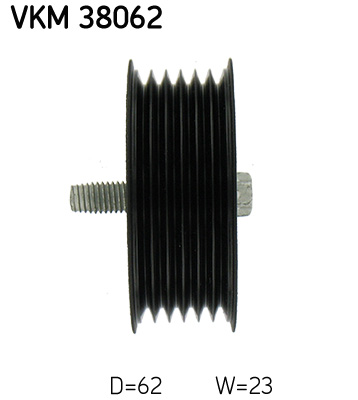 SKF VKM 38062 Szíjtárcsa/vezetőgörgő, hosszbordás szíj MERCEDES-BENZ MERCEDES-BENZ (BBDC)