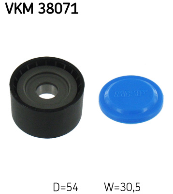 SKF VKM 38071 Szíjtárcsa/vezetőgörgő, hosszbordás szíj CHRYSLER JEEP MERCEDES-BENZ