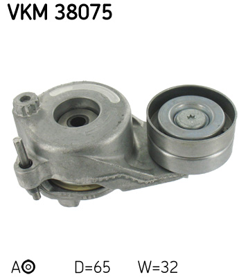 SKF VKM 38075 feszítőgörgő, hosszbordás szíj MERCEDES-BENZ