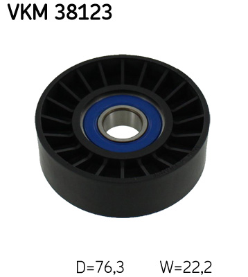 SKF VKM 38123 feszítőgörgő, hosszbordás szíj MERCEDES-BENZ