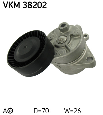 SKF VKM 38202 feszítőgörgő, hosszbordás szíj BMW