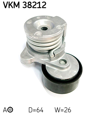 SKF VKM 38212 feszítőgörgő, hosszbordás szíj BMW