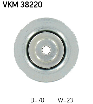 SKF VKM 38220 feszítőgörgő, hosszbordás szíj BMW OPEL VAUXHALL