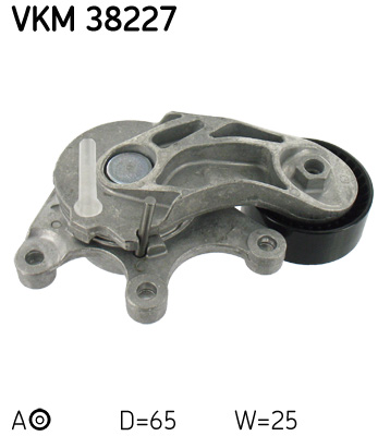 SKF VKM 38227 feszítőgörgő, hosszbordás szíj BMW