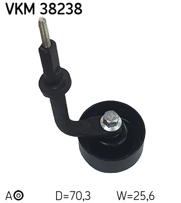 SKF VKM 38238 feszítőgörgő, hosszbordás szíj BMW LAND ROVER MG OPEL ROVER