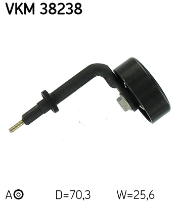 SKF VKM 38238 feszítőgörgő, hosszbordás szíj BMW LAND ROVER MG OPEL ROVER