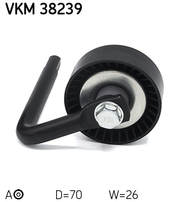 SKF VKM 38239 feszítőgörgő, hosszbordás szíj BMW