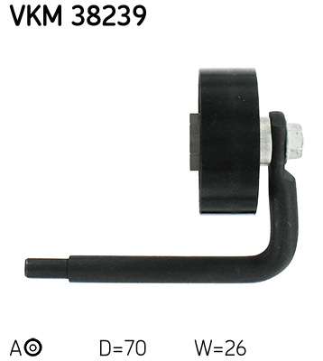 SKF VKM 38239 feszítőgörgő, hosszbordás szíj BMW