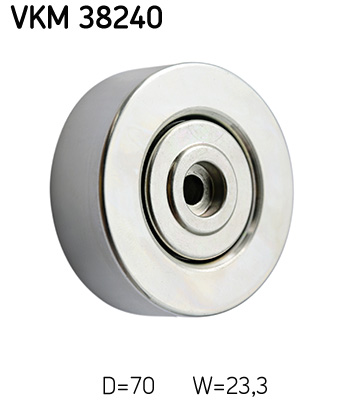 SKF VKM 38240 Szíjtárcsa/vezetőgörgő, hosszbordás szíj BMW LAND ROVER MG ROVER