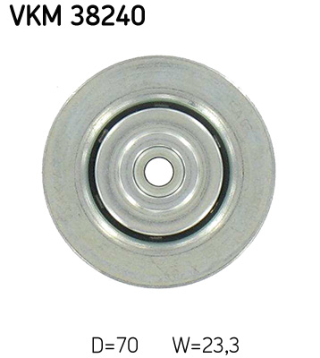 SKF VKM 38240 Szíjtárcsa/vezetőgörgő, hosszbordás szíj BMW LAND ROVER MG ROVER