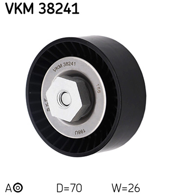 SKF VKM 38241 feszítőgörgő, hosszbordás szíj BMW