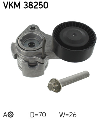 SKF VKM 38250 feszítőgörgő, hosszbordás szíj BMW BMW (BRILLIANCE)