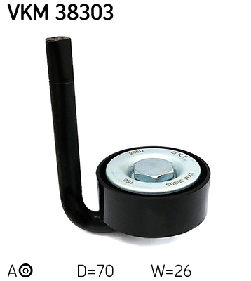 SKF VKM 38303 feszítőgörgő, hosszbordás szíj BMW