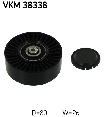 SKF VKM 38338 Szíjtárcsa/vezetőgörgő, hosszbordás szíj BMW