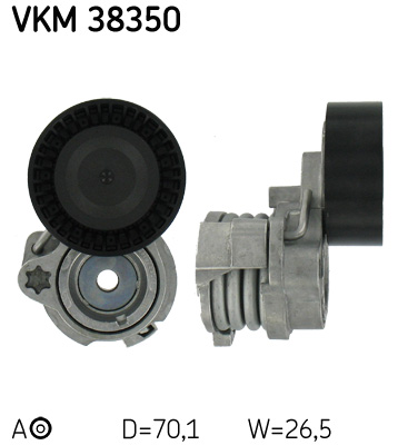 SKF VKM 38350 feszítőgörgő, hosszbordás szíj BMW ROLLS-ROYCE