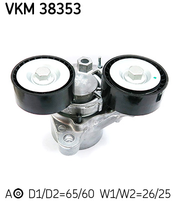 SKF VKM 38353 feszítőgörgő, hosszbordás szíj BMW
