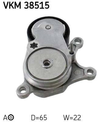 SKF VKM 38515 feszítőgörgő, hosszbordás szíj MERCEDES-BENZ