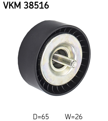 SKF VKM 38516 Szíjtárcsa/vezetőgörgő, hosszbordás szíj MERCEDES-BENZ