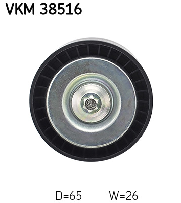 SKF VKM 38516 Szíjtárcsa/vezetőgörgő, hosszbordás szíj MERCEDES-BENZ