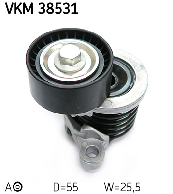 SKF VKM 38531 feszítőgörgő, hosszbordás szíj MERCEDES-BENZ