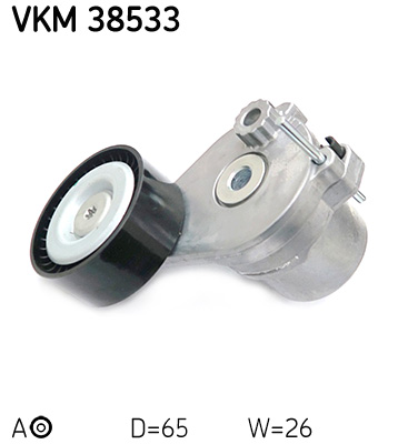 SKF VKM 38533 feszítőgörgő, hosszbordás szíj MERCEDES-BENZ