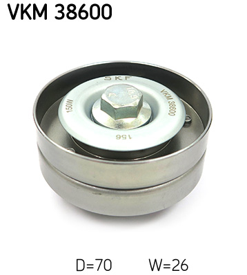 SKF VKM 38600 Szíjtárcsa/vezetőgörgő, hosszbordás szíj CHRYSLER