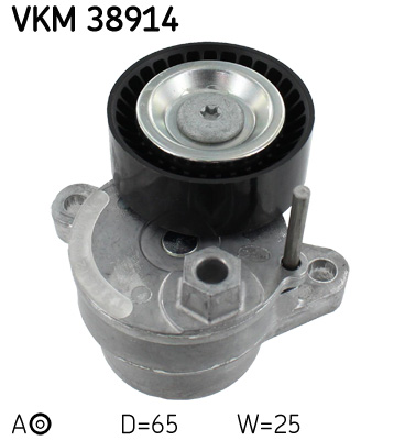 SKF VKM 38914 feszítőgörgő, hosszbordás szíj MERCEDES-BENZ