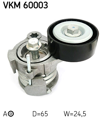 SKF VKM 60003 feszítőgörgő, hosszbordás szíj CHEVROLET OPEL VAUXHALL