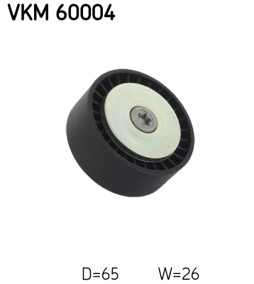 SKF VKM 60004 Szíjtárcsa/vezetőgörgő, hosszbordás szíj CHEVROLET OPEL VAUXHALL