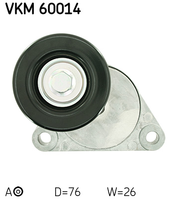 SKF VKM 60014 feszítőgörgő, hosszbordás szíj CHEVROLET DAEWOO