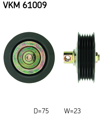 SKF VKM 61009 Szíjtárcsa/vezetőgörgő, hosszbordás szíj TOYOTA