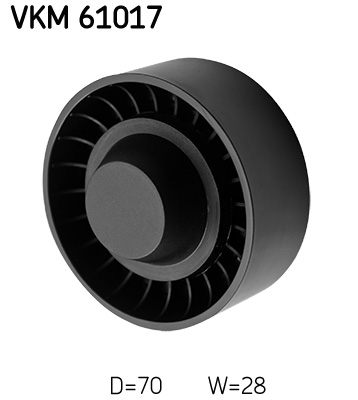 SKF VKM 61017 Szíjtárcsa/vezetőgörgő, hosszbordás szíj LEXUS TOYOTA