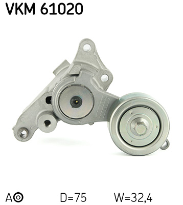 SKF VKM 61020 feszítőgörgő, hosszbordás szíj TOYOTA